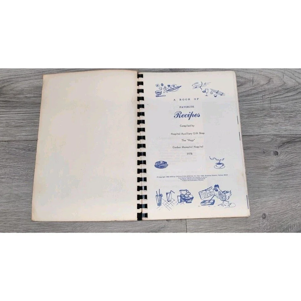 Vintage Cooking with the Hags  Cookbook Recipes Gerber Memorial Hospital 1978